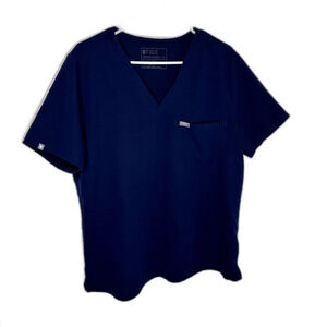 Figs Catarina Scrub Top XL Navy Blue | One Pocket Technical Collection